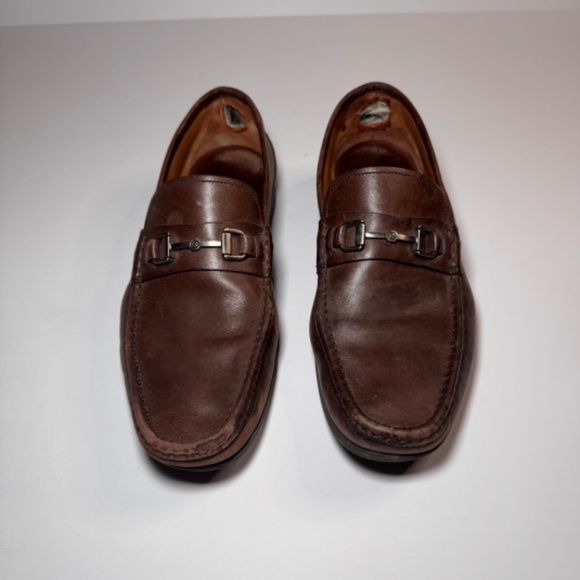 Peter Millar Leather Loafers Men\'s Size 11 M Brown Classic Preppy Business